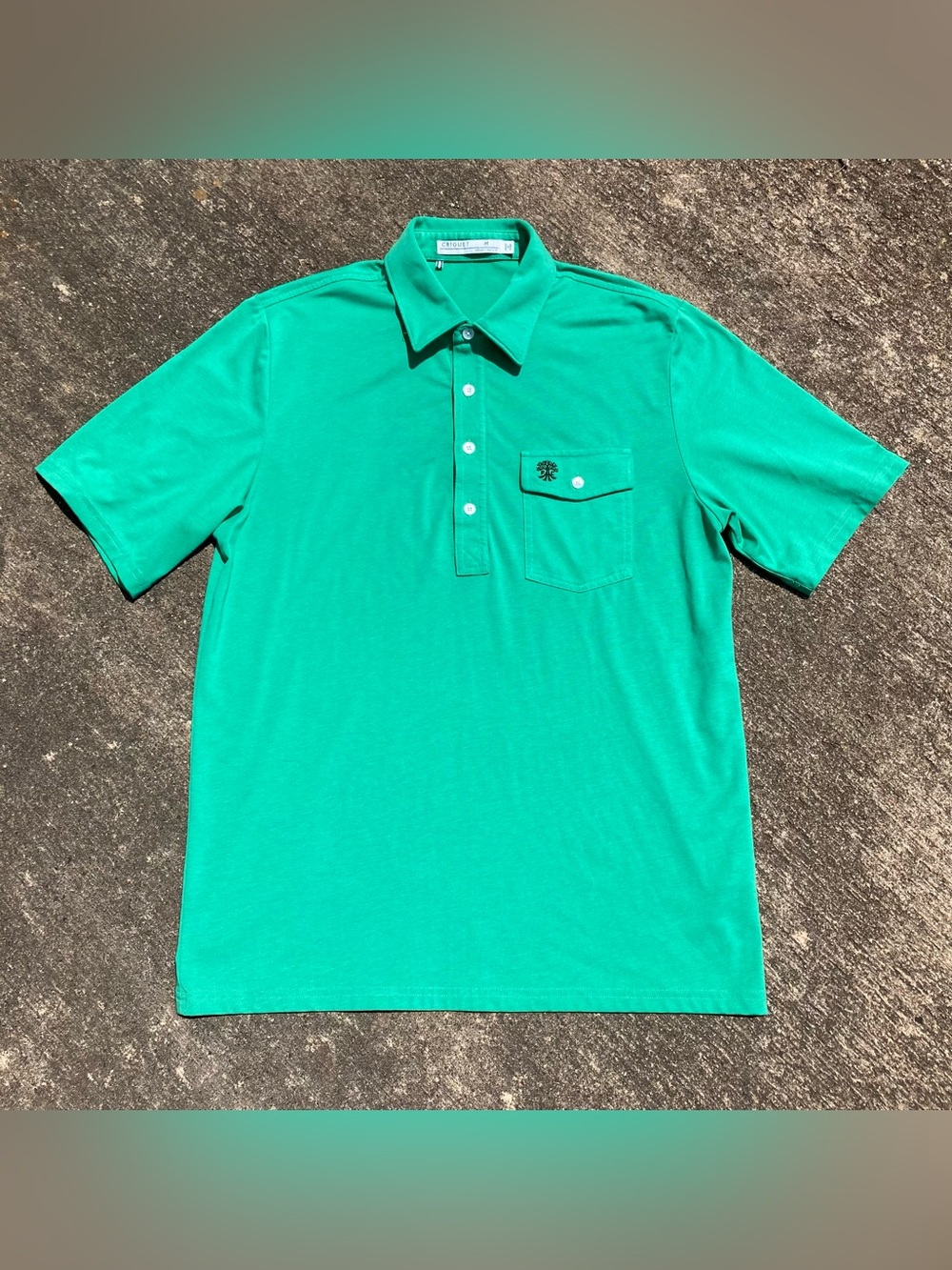 Austin FC Criquet Polo Shirt Mens Medium Jersey Golf Performance Stretch Green